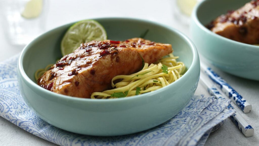 Teriyaki salmon