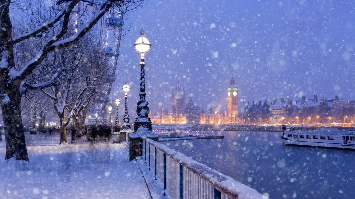 Weather london snow